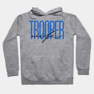 Trooper Wife State Trooper Wife Thin Blue Line Police Wife Hoodie